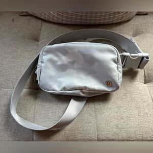 Blue camo Lululemon Everyday Fanny Pack